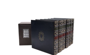 Three-dimensional book panel