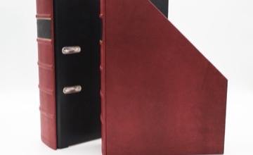 Personalised leather binder