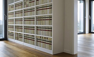 Traditional library - arrangement