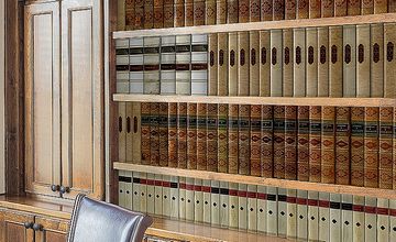 Valuable book collection - arrangement