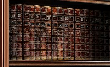 Valuable book collection - arrangement