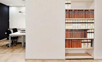 Valuable book collection - arrangement