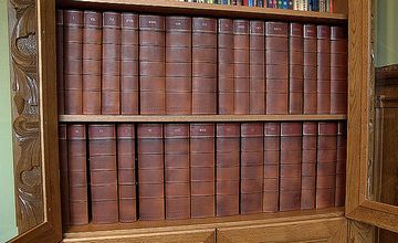 Valuable book collection - arrangement