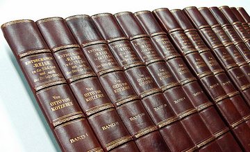 Valuable book collection - arrangement