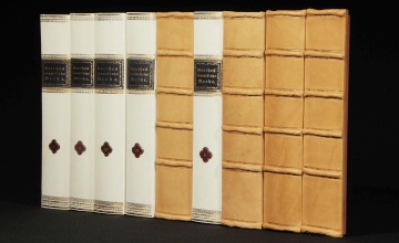 Book replicas - leather decorative panels