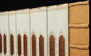 Book replicas - leather decorative panels