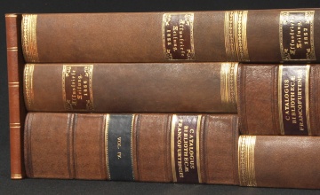 Book replicas - leather decorative panels