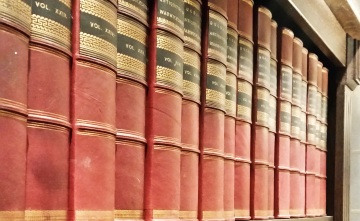 Valuable book collection - decorative panels