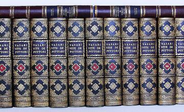 Valuable book collection - decorative panels