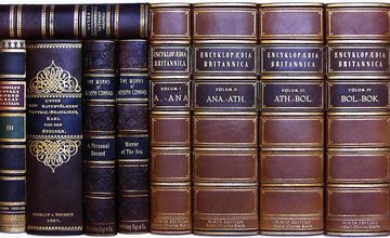 Valuable book collection - decorative panels