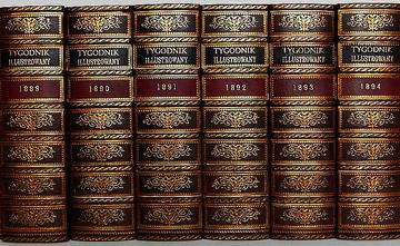 Valuable book collection - decorative panels