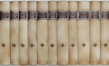 Valuable book collection - decorative panels