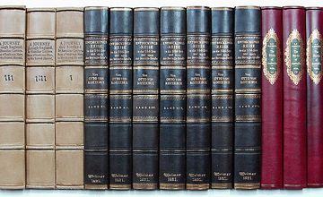 Valuable book collection - arrangement