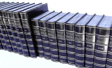 Valuable book collection - arrangement