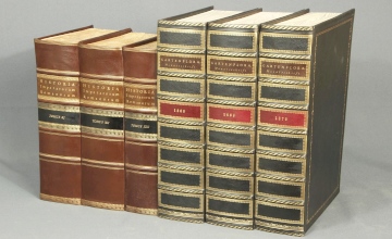 Valuable book collection - arrangement