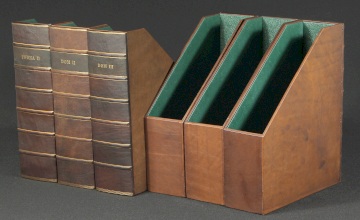 Leather archival binder box