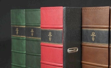 Personalised leather binders