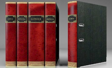 Personalised leather binders