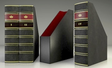 Personalised leather binders and boxes