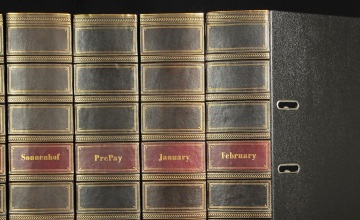 Personalised leather binders